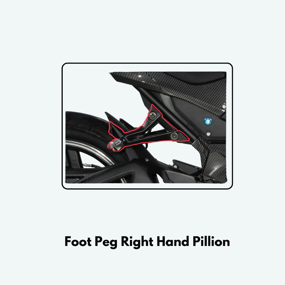 Evoque Streetster Foot Peg Pillion