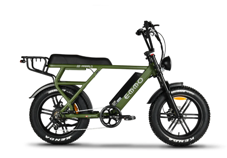 Emmo Paralo Pro 2024  Ebikes Electric Bicycle 20" Fat Tire Cargo Style