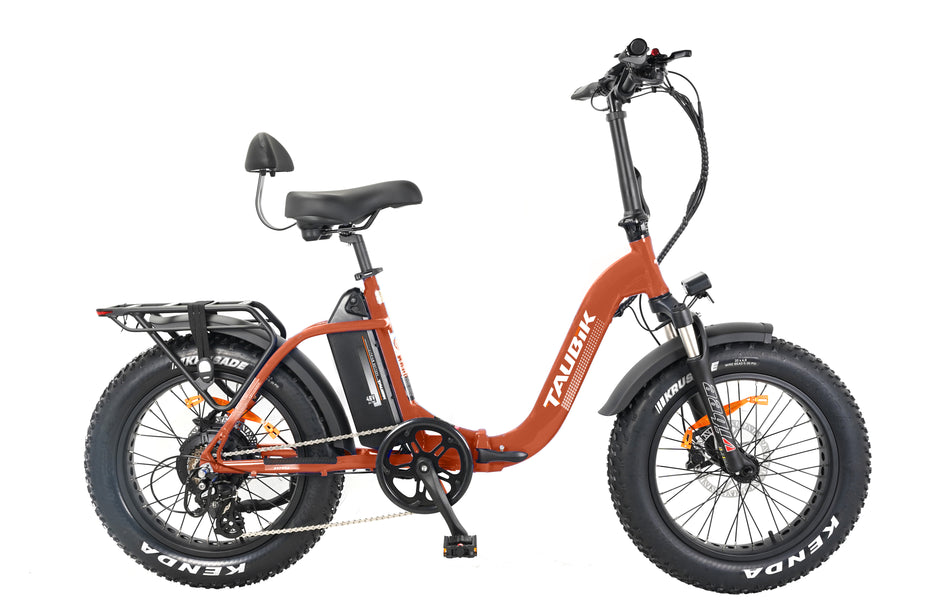2026 Taubik Escape S Ebike Electric Bicycle Foldable Style 20" Fat Tires UL 2849