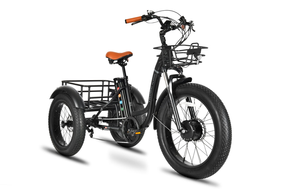 Emmo Trobic Pro Electric Tricycle 20" Fat Tire Cargo Style