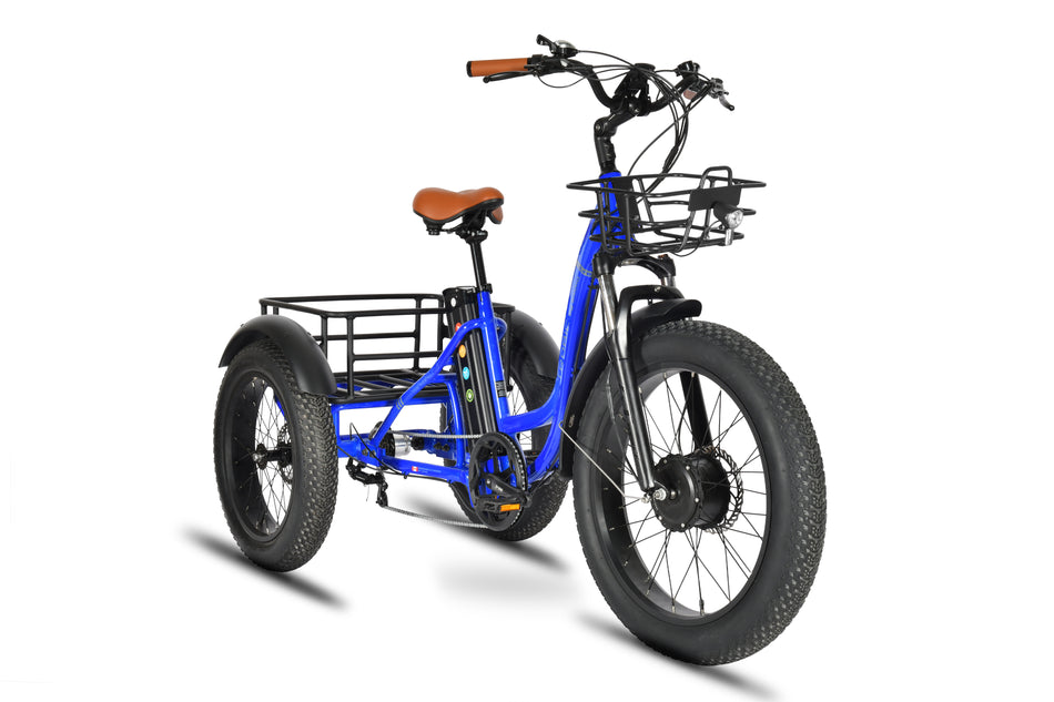Emmo Trobic Pro Electric Tricycle 20" Fat Tire Cargo Style
