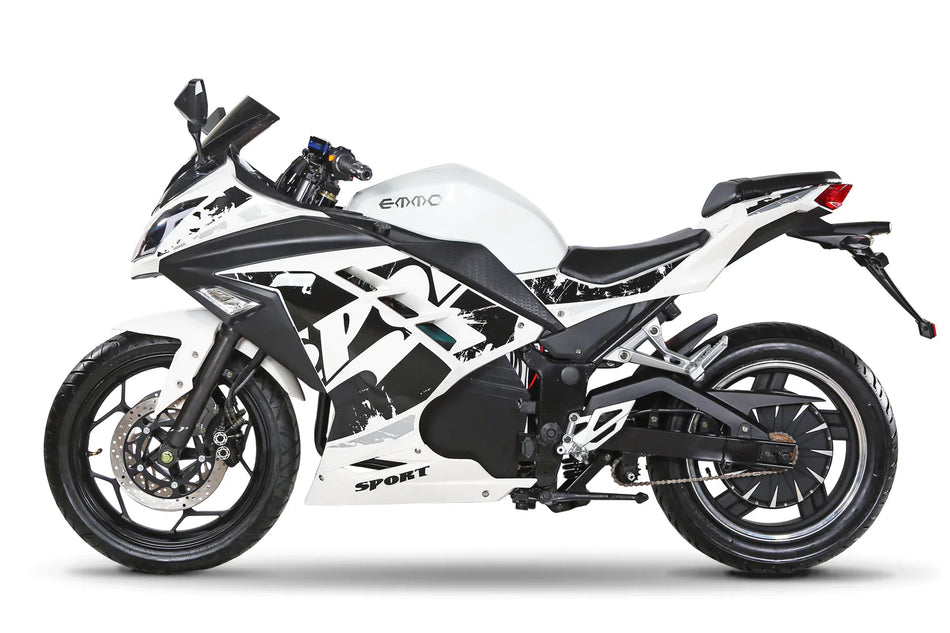 Emmo Zone Ebike Motorcycle Style Upgraded 4000 Watt Motor + 120Amp Controller