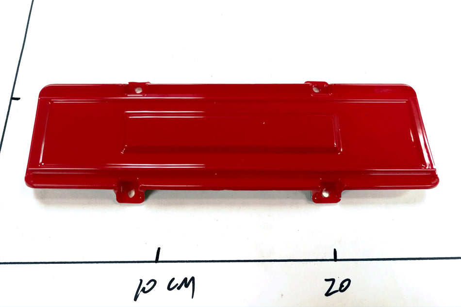 Emmo Kamen- Left Battery Box Small Panel - Red/Silver/Black