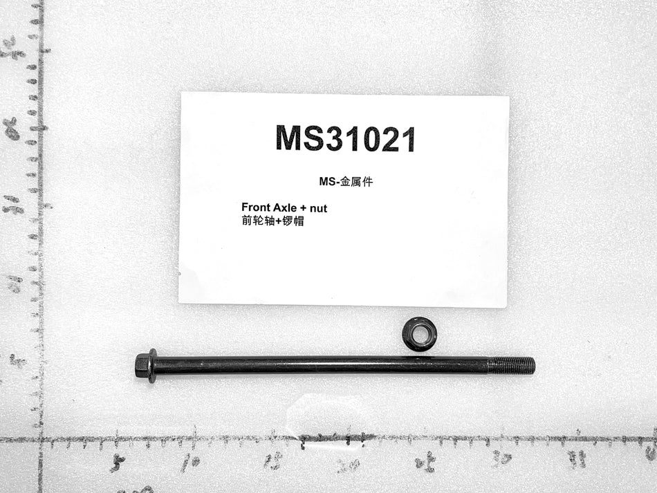 Emmo Monster - Front Axle & Nut