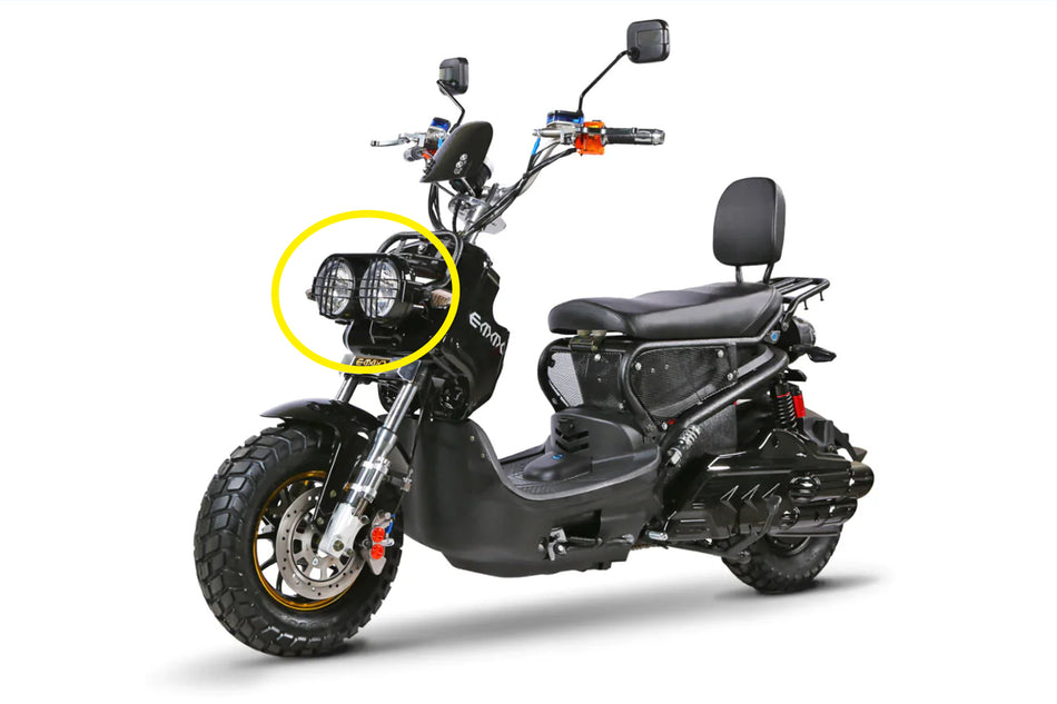 Emmo Monster - Panel Above Headlights - Black/Camo/Red/Blue