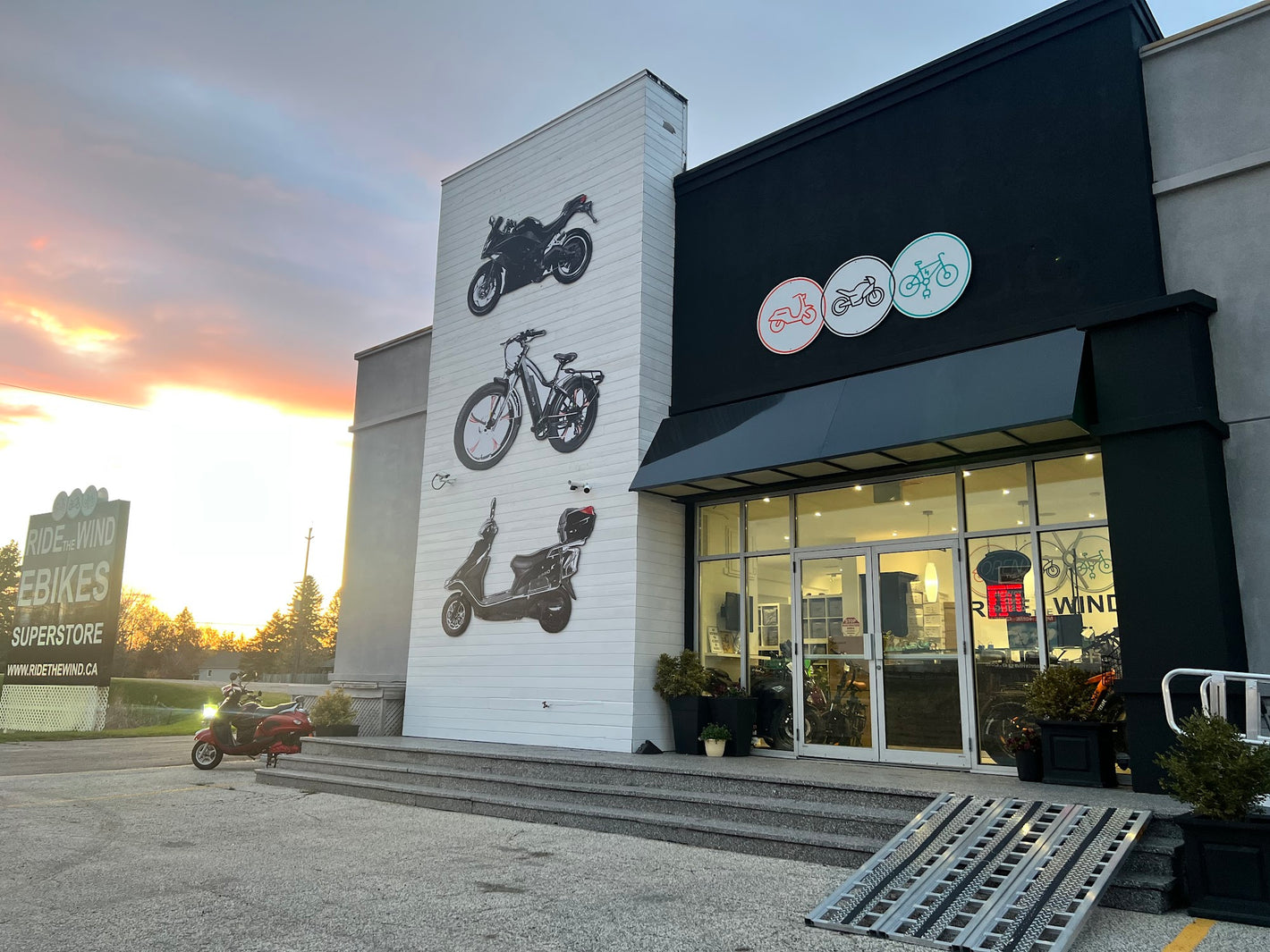 Ride the Wind Ebikes Store Front