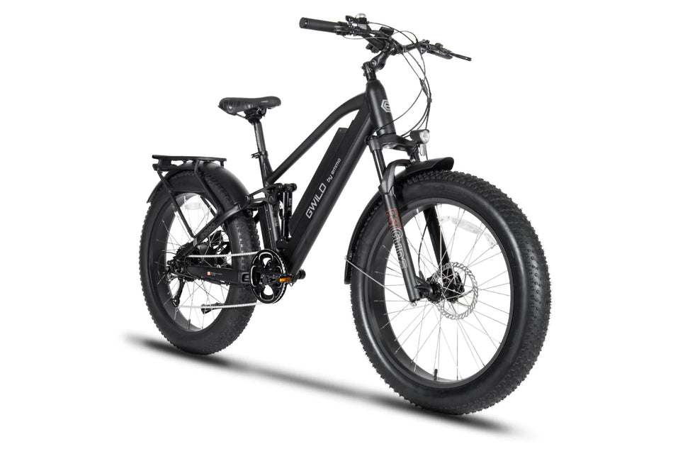 Emmo GWild Ebike Electric Bicycle 26" Fat Tire Full Suspension Style
