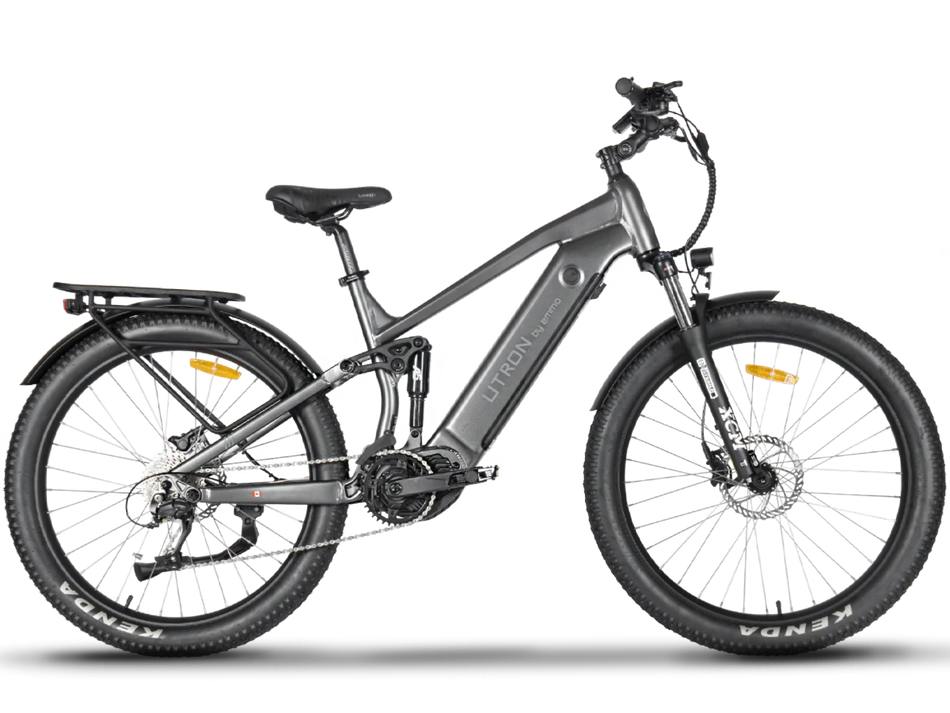 Emmo Utron Ebike Electric Bicycle Full Suspension Fat Tire Mountain Bike Style
